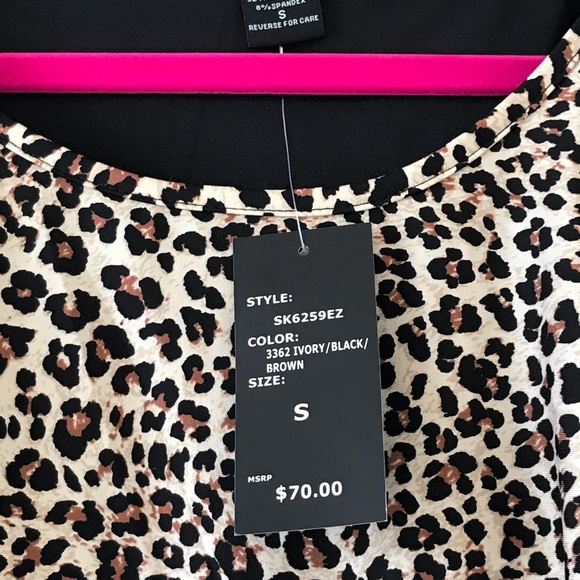 NWT Robert Louis Leopard Print Maxi Dress. Size Small. - Picture 5 of 11